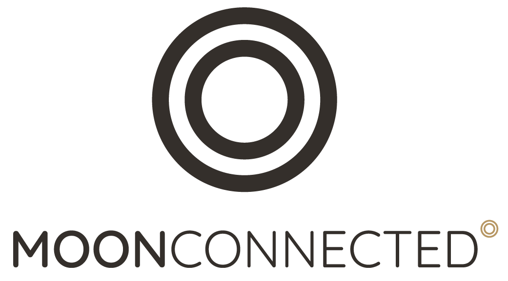 MoonConnected leven met de manen laat je inspireren door de maandkaarten, kleurenkaarten, notebook en stenen